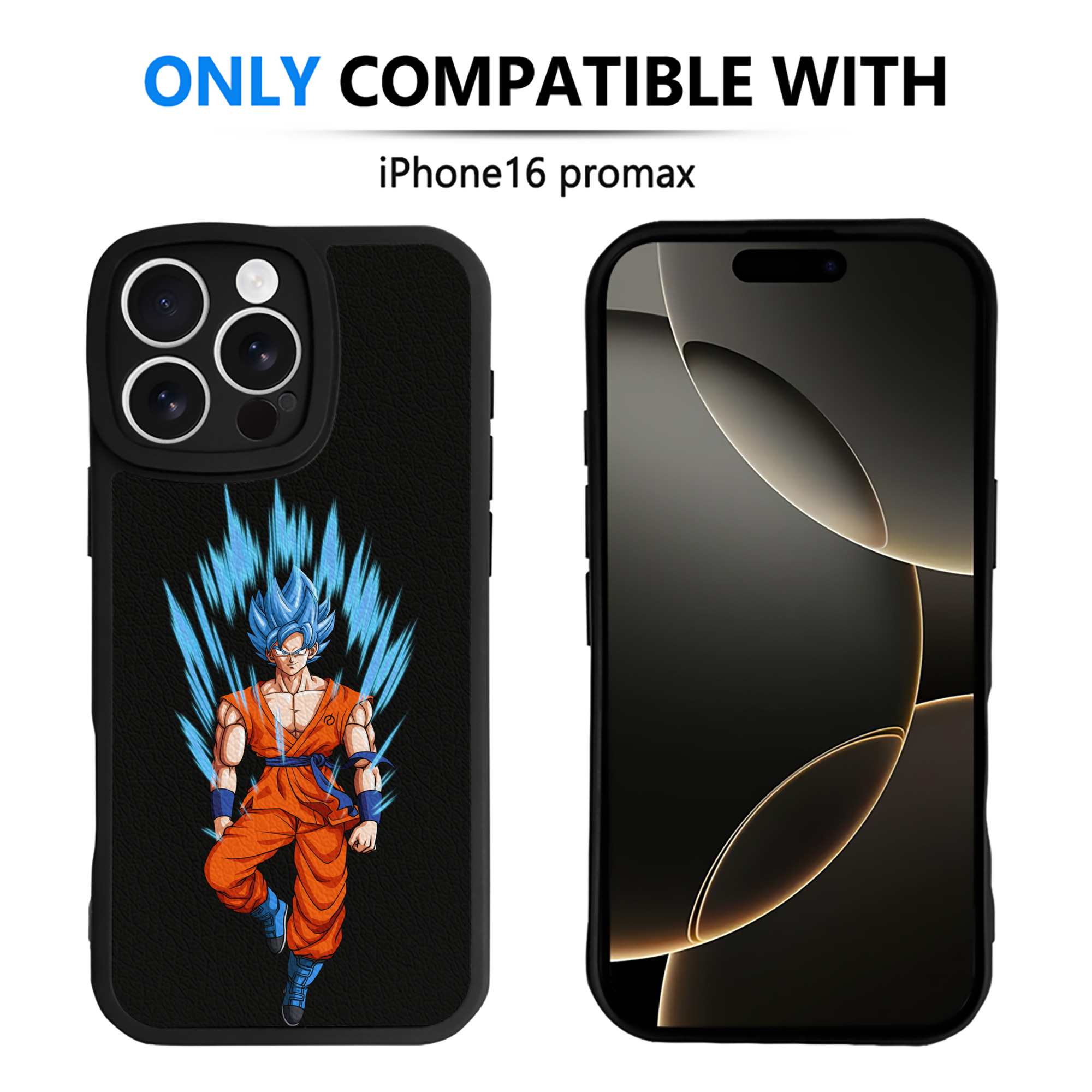（画像用） ドラゴンボール 孫 悟飯（そんごはん）DRAGON BALL Son Gohan 【iPhone 16シリーズ対応】シリコンスマホケース（レザー調） 材質：シリコン